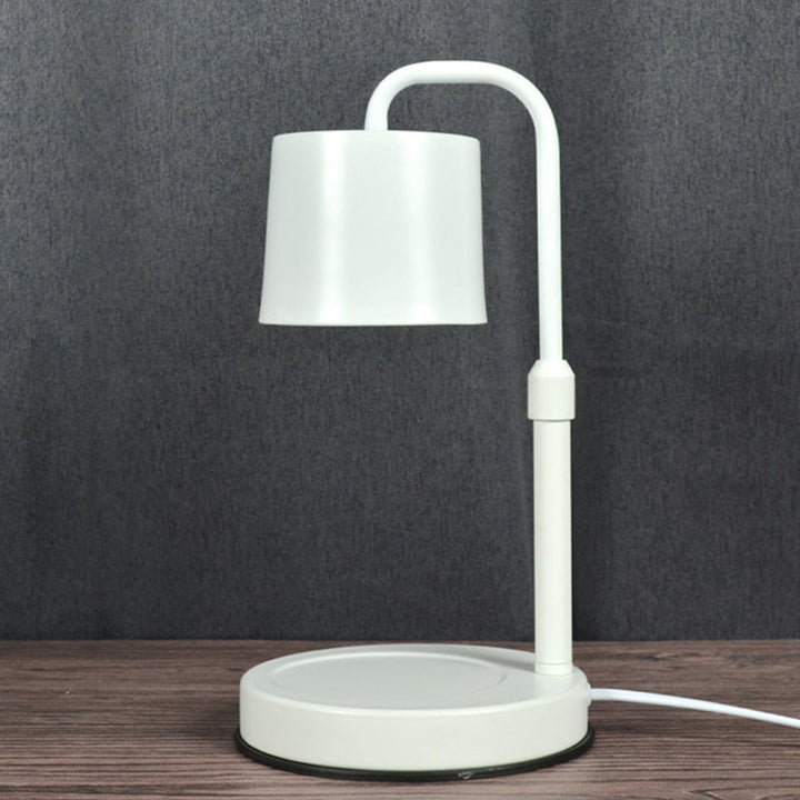Contemporary Scandinavian Iron Liftable Dimmable Cylinder 1-Light Melting Wax Table Lamp For Bedroom