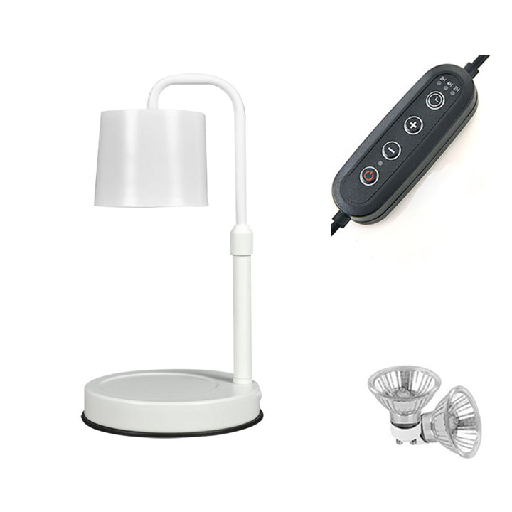Contemporary Scandinavian Iron Liftable Dimmable Cylinder 1-Light Melting Wax Table Lamp For Bedroom