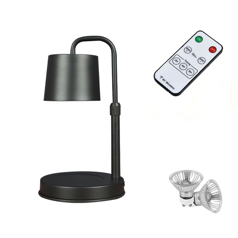 Contemporary Scandinavian Iron Liftable Dimmable Cylinder 1-Light Melting Wax Table Lamp For Bedroom