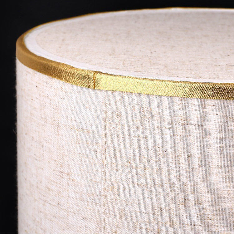Metal &amp; Fabric Table Lamp, Contemporary Retro Design for Bedside | Havora Lighting