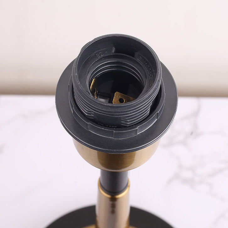 Metal &amp; Fabric Table Lamp, Contemporary Retro Design for Bedside | Havora Lighting
