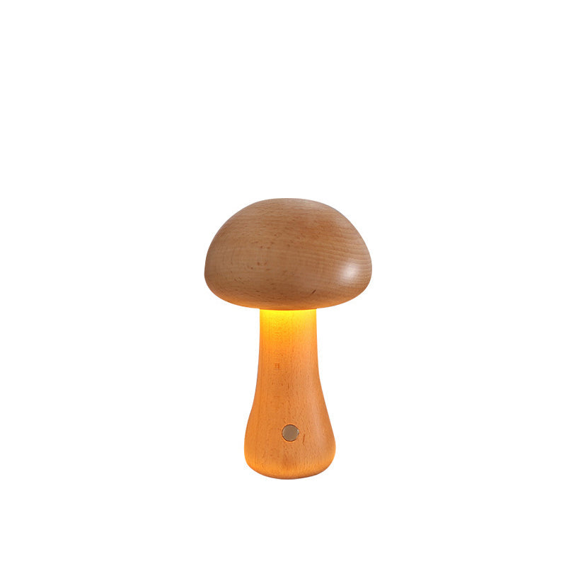 Scandinavian Table Lamp in Solid Wood — Bedside Lighting | Havora