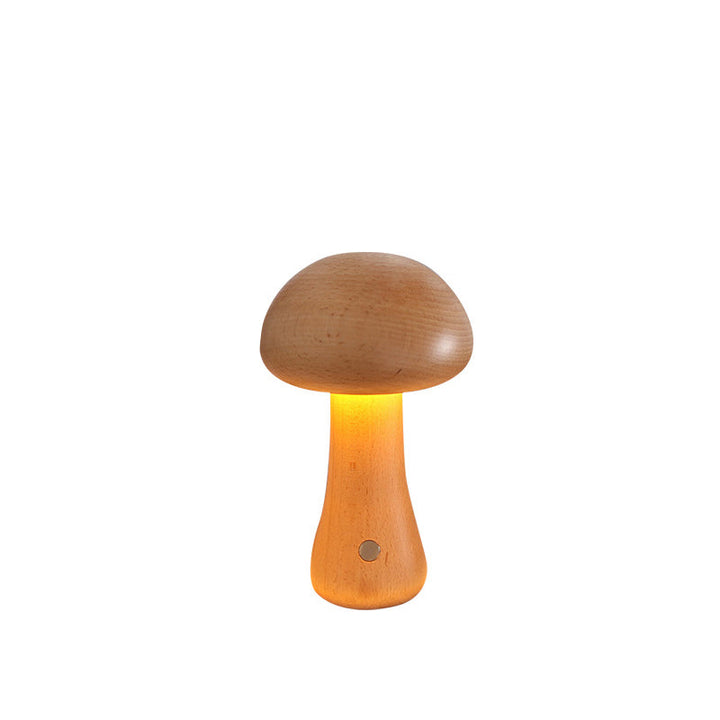 Scandinavian Table Lamp in Solid Wood — Bedside Lighting | Havora