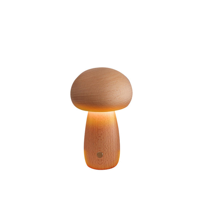 Scandinavian Table Lamp in Solid Wood — Bedside Lighting | Havora