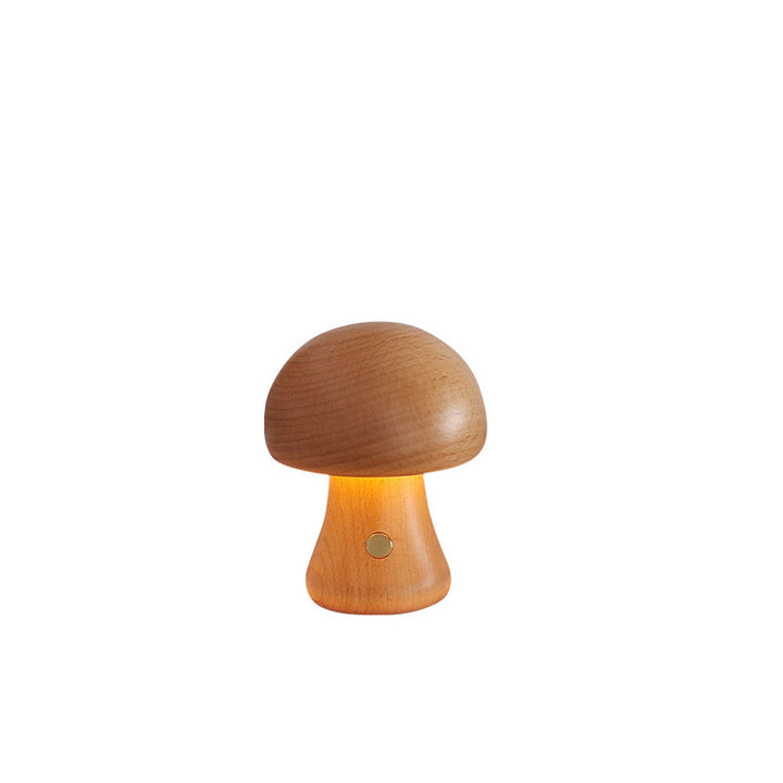 Scandinavian Table Lamp in Solid Wood — Bedside Lighting | Havora