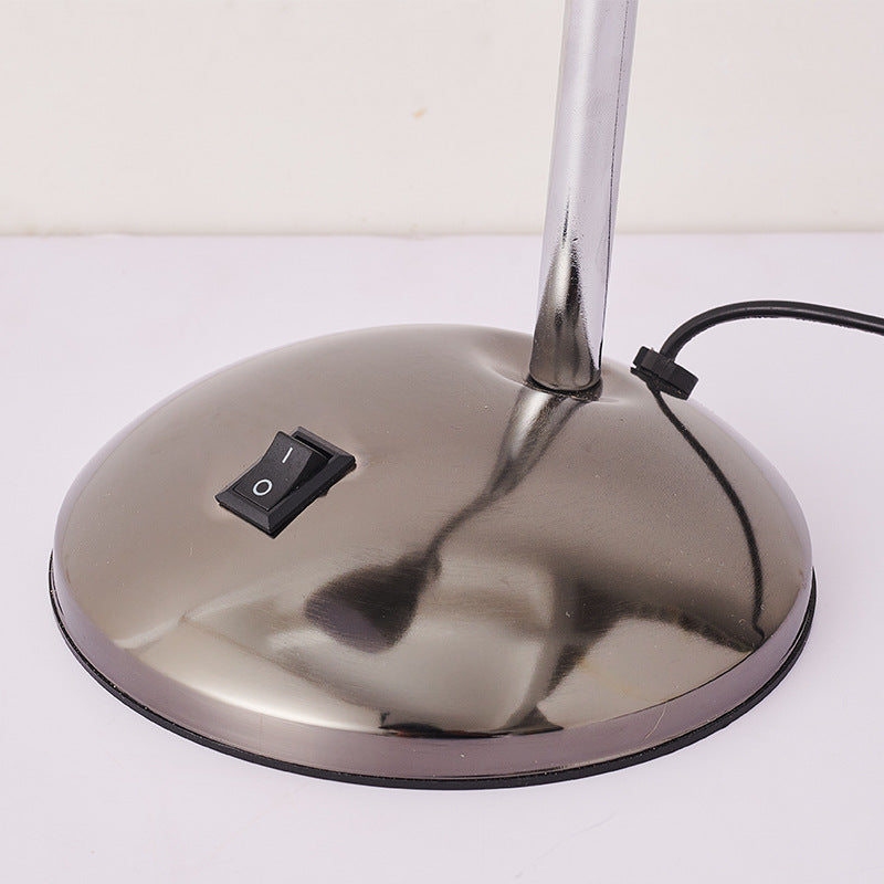 Modern Transitional Iron Conic Round Adjustable 1-Light Desk Lamp For Study
