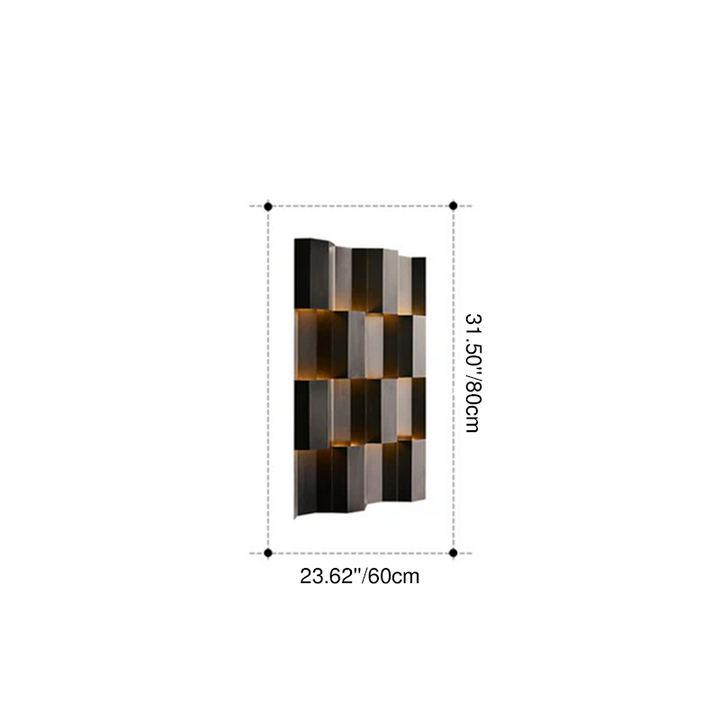 Contemporary Retro Waterproof Stainless Steel Rectangular LED Wall Sconce Lamp For Outdoor Patio