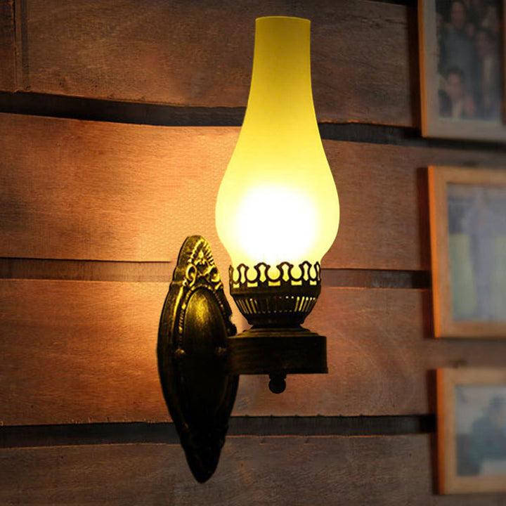 Retro Kerosene 1-Light Wall Sconce Lamps