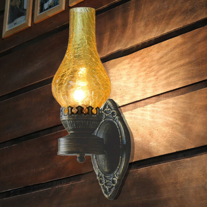 Retro Kerosene 1-Light Wall Sconce Lamps