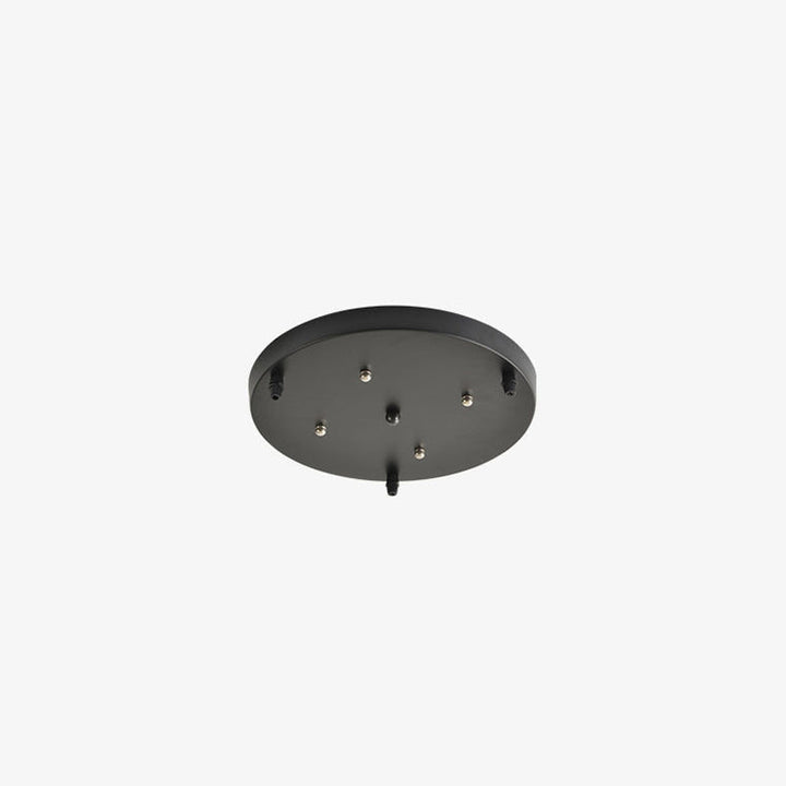 Modern Shaped Glass 1-Light Cloud Suspension Pendant Light