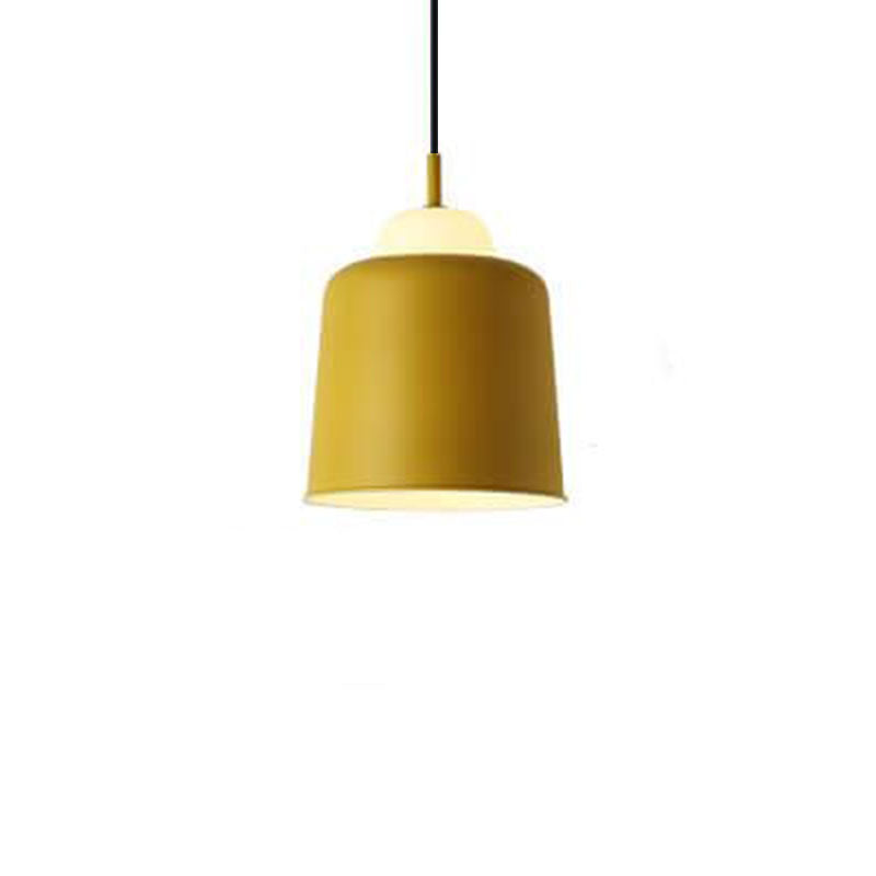 Nordic Creative Macaron Aluminum 1-Light Dome Pendant Light
