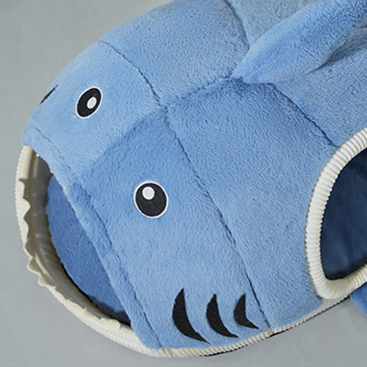 Contemporary Creative Little Shark Rabbit Fur PP Cotton Cat Bed Dog Bed For Bedroom