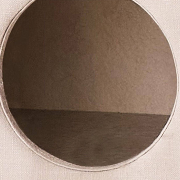 Contemporary Scandinavian Round Particleboard Velvet Fabric Sisal Paper Tube Cat Tree 3-Tier For Living Room