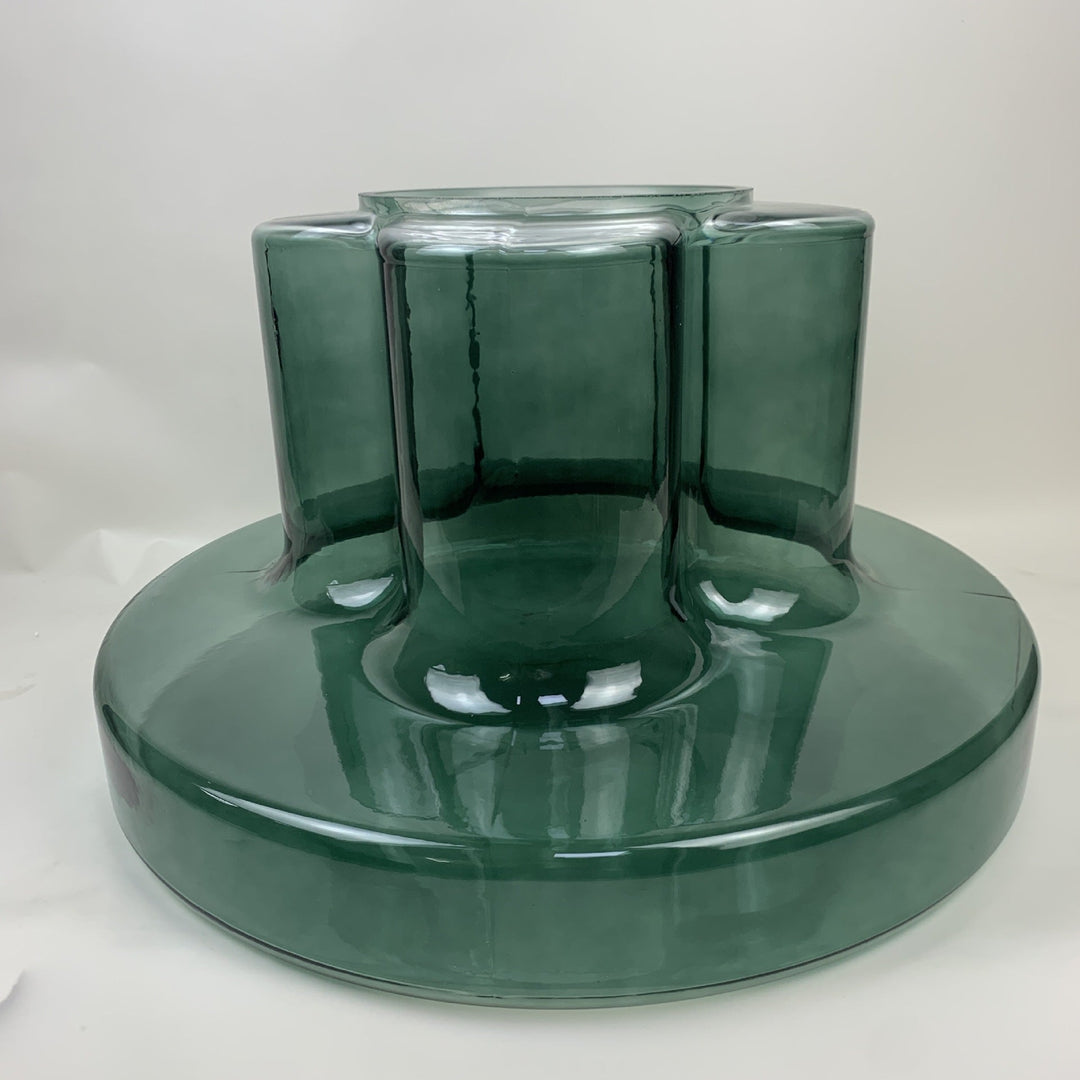 Contemporary Scandinavian Round Glass Coffee Table For Living Room