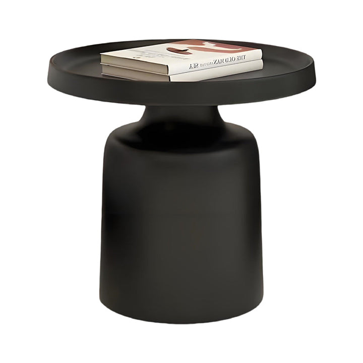 Modern Minimalist Round Iron Coffee Table For Living Room