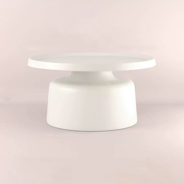 Modern Minimalist Round Iron Coffee Table For Living Room
