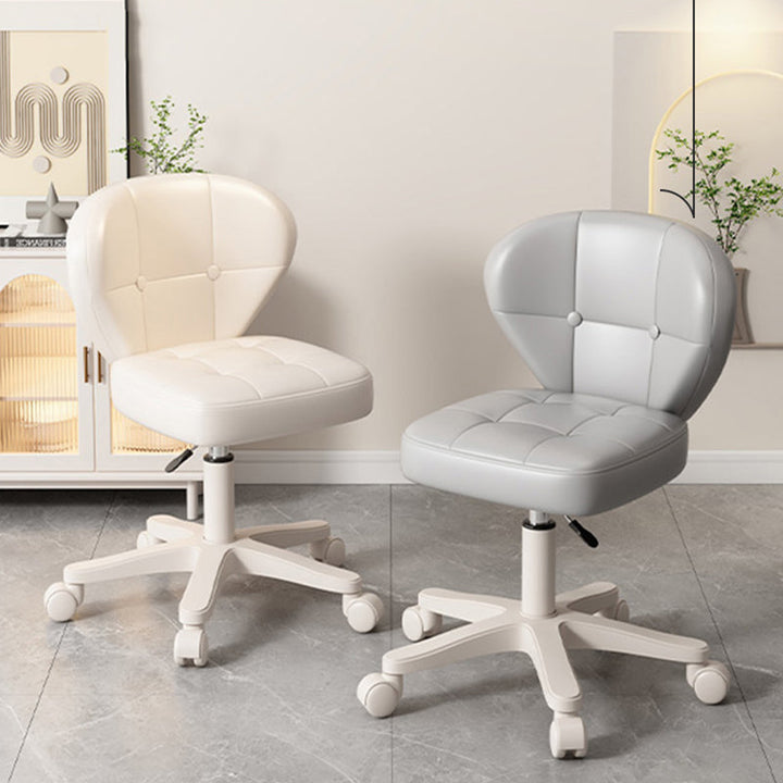Modern Simplicity Adjustable Shell Shape Square Foam PU Leather Iron Desk Chair Backrest Armrest For Home Office