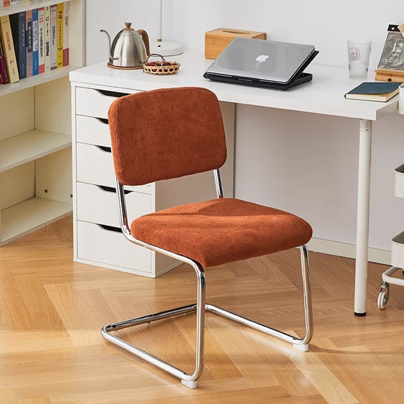 Traditional Vintage Ergonomics Lune Flannelette Iron Solid Wood Sponge Desk Chair Backrest Armrest For Home Office