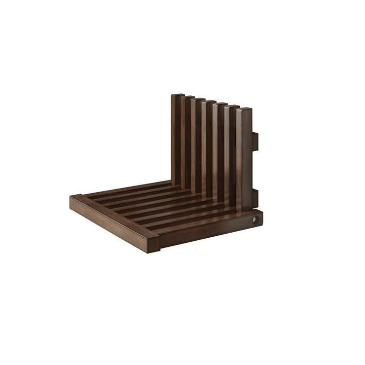 Modern Minimalist Ultra Thin Rubberwood Hidden Wall-Mounted Foldable End Table For Bedroom