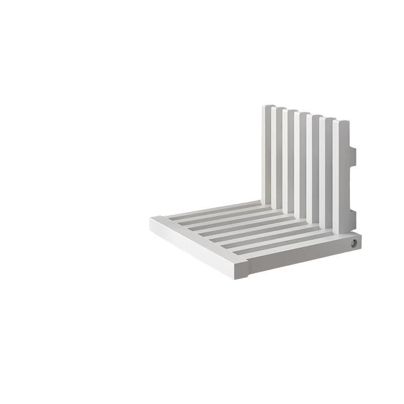 Modern Minimalist Ultra Thin Rubberwood Hidden Wall-Mounted Foldable End Table For Bedroom