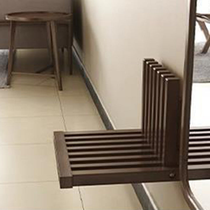 Modern Minimalist Ultra Thin Rubberwood Hidden Wall-Mounted Foldable End Table For Bedroom