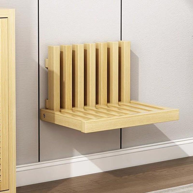 Modern Minimalist Ultra Thin Rubberwood Hidden Wall-Mounted Foldable End Table For Bedroom