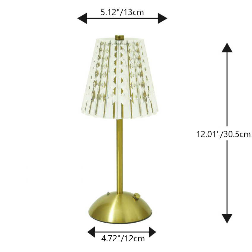 Modern Minimalist Round Half Cone PC Iron LED Table Lamp For Living Room