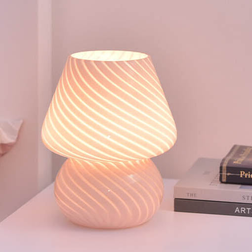 Retro Creative Mushroom Glass Night Light for Bedside | Havora Designer Lighting