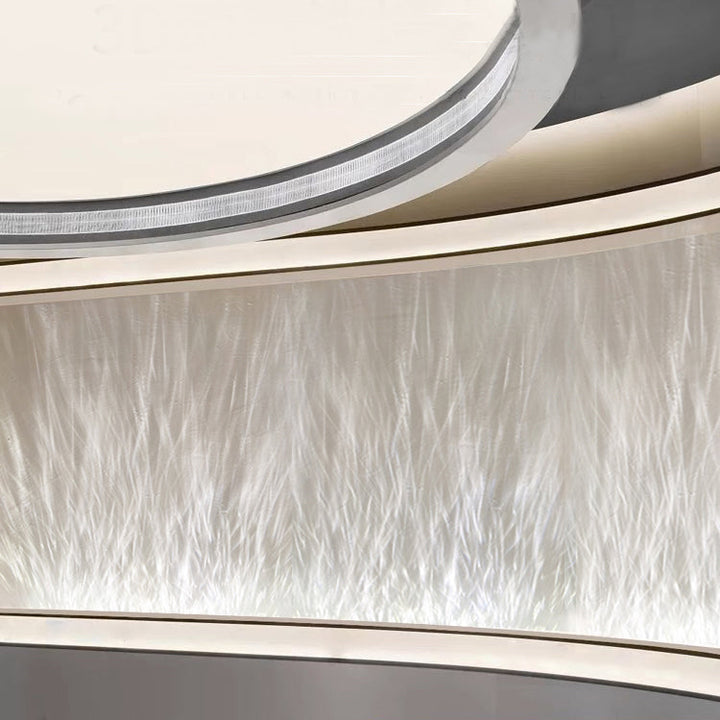 Modern LED Wall Wash Light Flowing Water Ripple – 3D Aurora Visual for Bedroom or Lounge