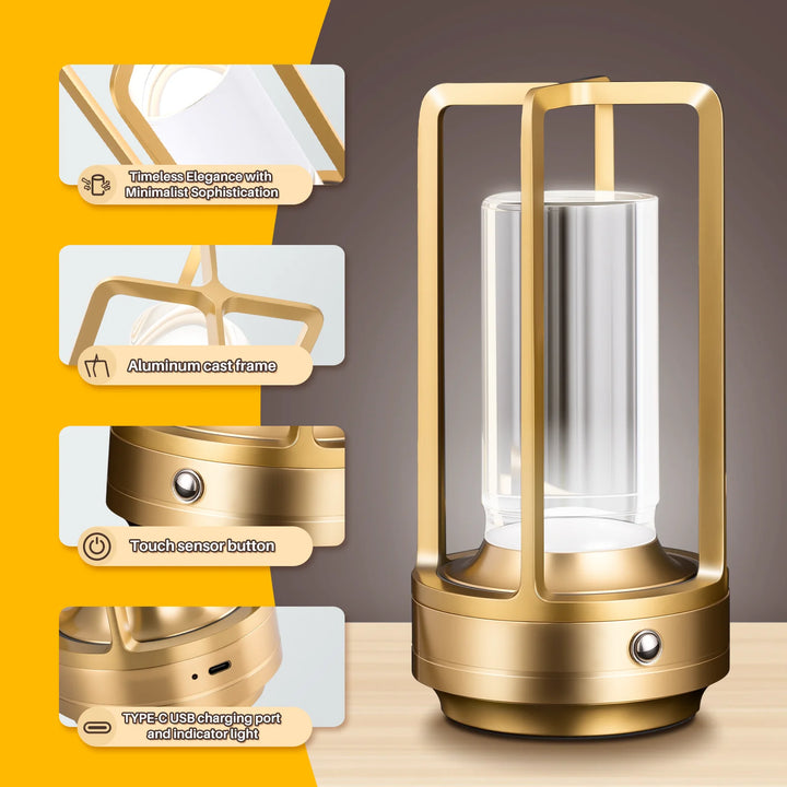 LED Table Lamp, Rechargeable Cordless Design for Desk | Havora Lighting