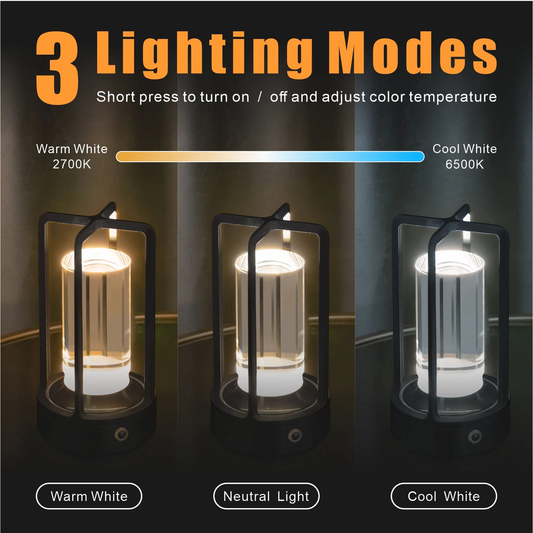 LED Table Lamp, Rechargeable Cordless Design for Desk | Havora Lighting