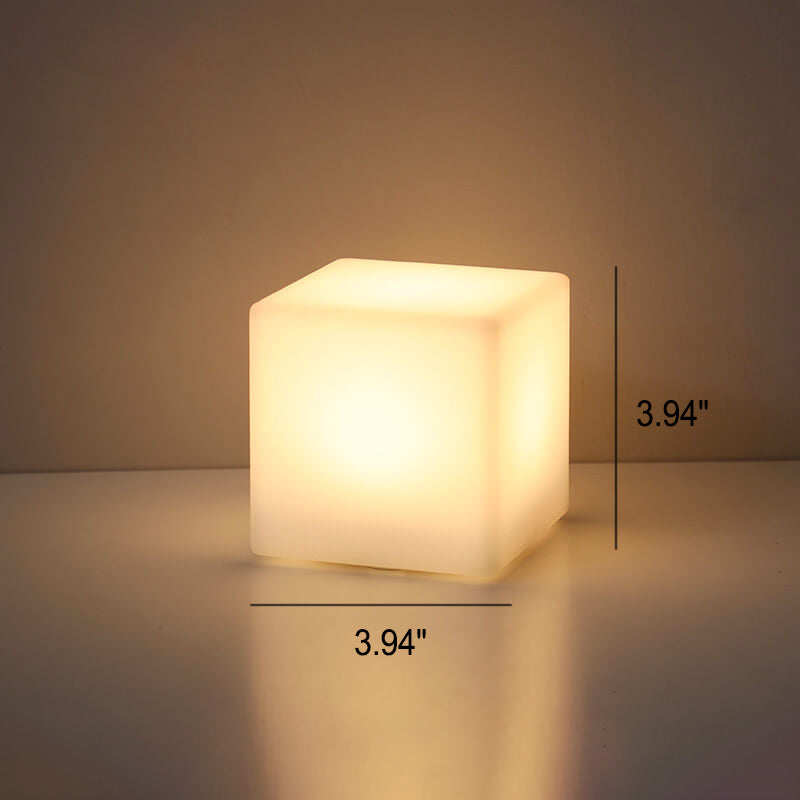Creative Geometric Night Light in PE — Bedside Lighting | Havora