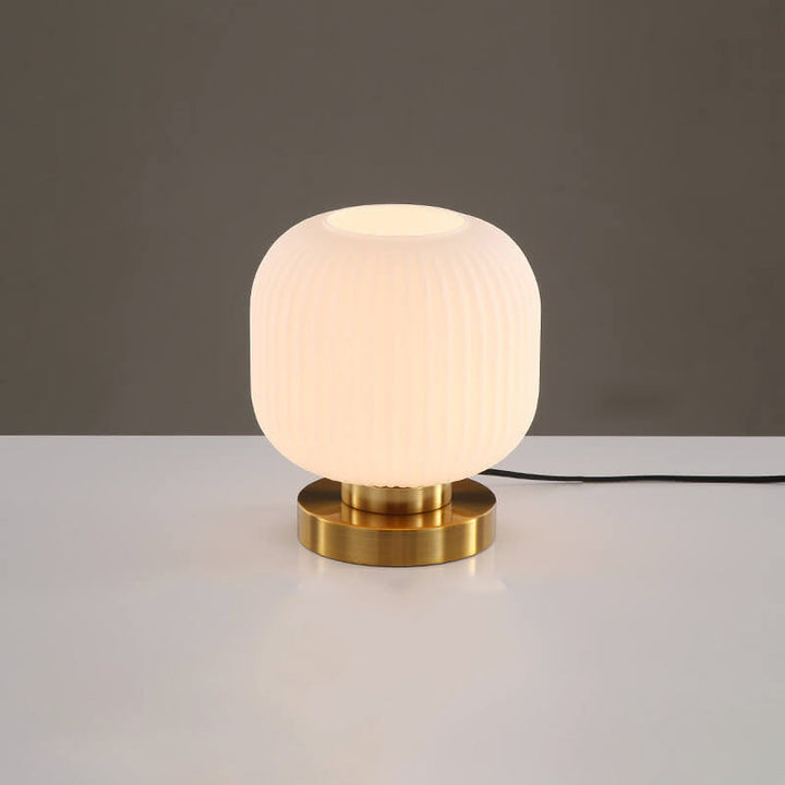 Nordic Glass &amp; Iron Table Lamp for Living Room | Havora Designer Lighting