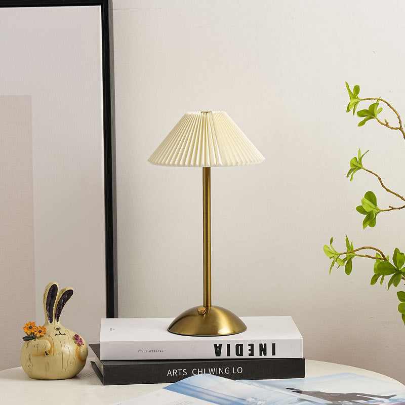 Iron &amp; Fabric Table Lamp, Scandinavian Design for Bedside | Havora Lighting