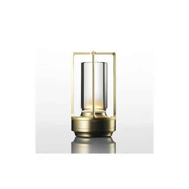 Aluminum, Acrylic &amp; Brass Night Light, Nordic Vintage Design for Bedside | Havora Lighting