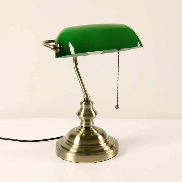 Glass &amp; Metal Table Lamp, Retro Industrial Design for Living Room | Havora Lighting