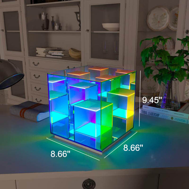 Modern RGB Acrylic Table Lamp for Gaming Room | Havora Designer Lighting