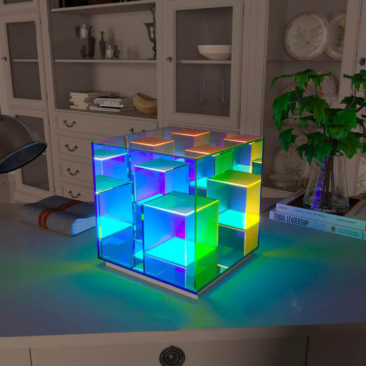 Modern RGB Acrylic Table Lamp for Gaming Room | Havora Designer Lighting
