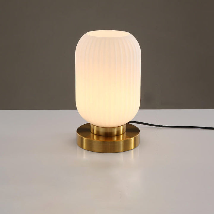 Nordic Glass &amp; Iron Table Lamp for Living Room | Havora Designer Lighting