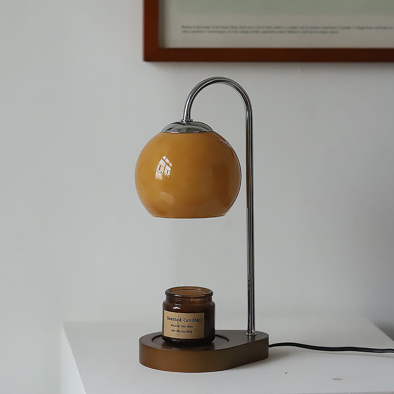 Wood &amp; Glass Table Lamp, Modern Simple Design for Living Room | Havora Lighting