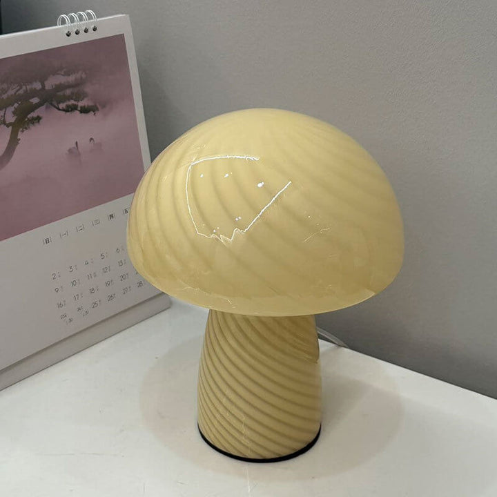 Glass Table Lamp, Modern Minimalist Mushroom Design for Bedside | Havora Lighting