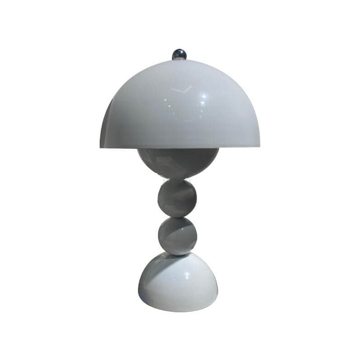 Contemporary Nordic Mushroom Table Lamp in Metal — Bedroom Lighting | Havora