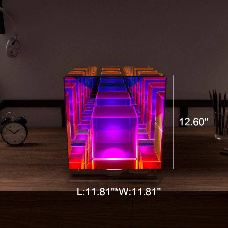 Modern RGB Acrylic Table Lamp for Gaming Room | Havora Designer Lighting