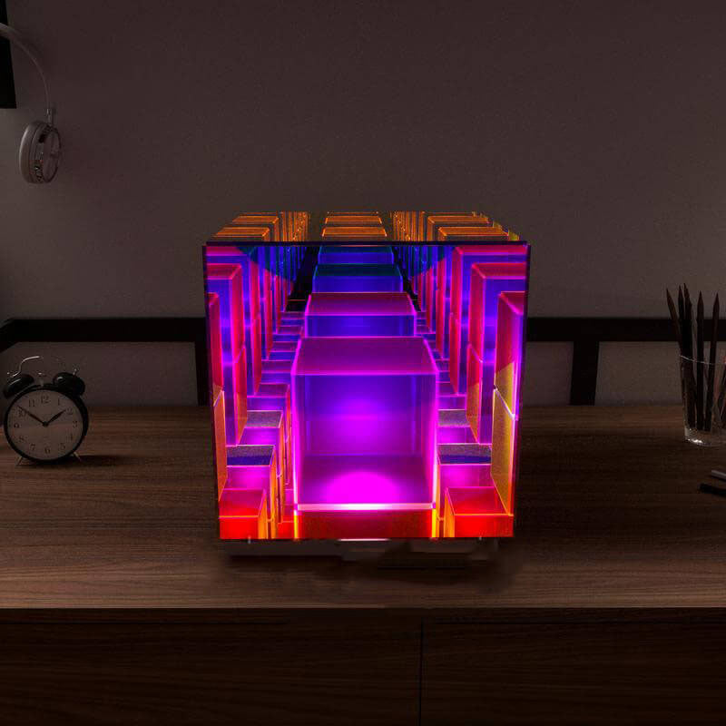 Modern RGB Acrylic Table Lamp for Gaming Room | Havora Designer Lighting