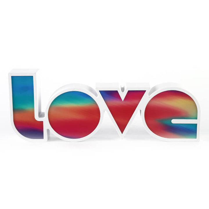Contemporary Creative PS LOVE Letters Wedding Valentines LED Decoration Night Light Table Lamp for Bedroom