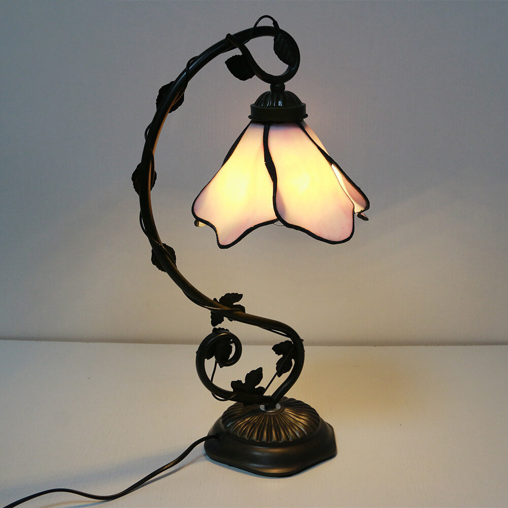 Tiffany Resin &amp; Stained Glass Table Lamp for Living Room | Havora Designer Lighting
