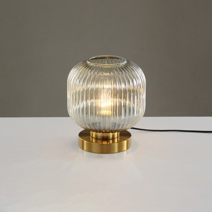 Nordic Glass &amp; Iron Table Lamp for Living Room | Havora Designer Lighting