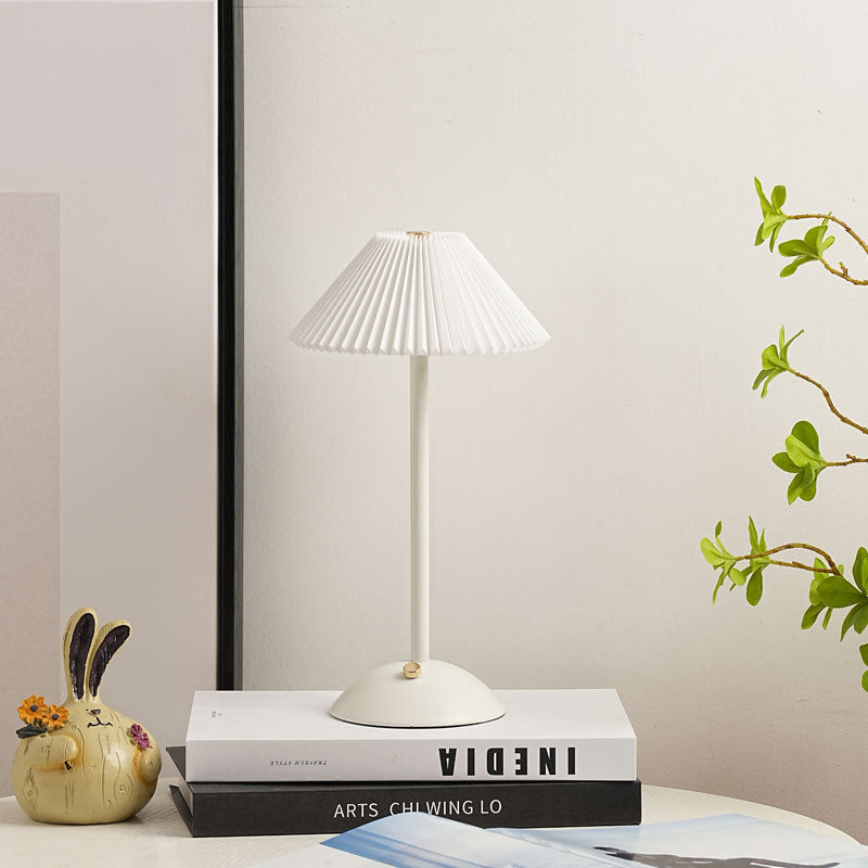 Iron &amp; Fabric Table Lamp, Scandinavian Design for Bedside | Havora Lighting