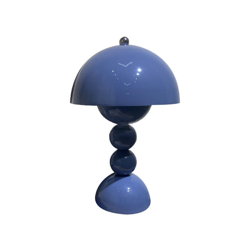 Contemporary Nordic Mushroom Table Lamp in Metal — Bedroom Lighting | Havora