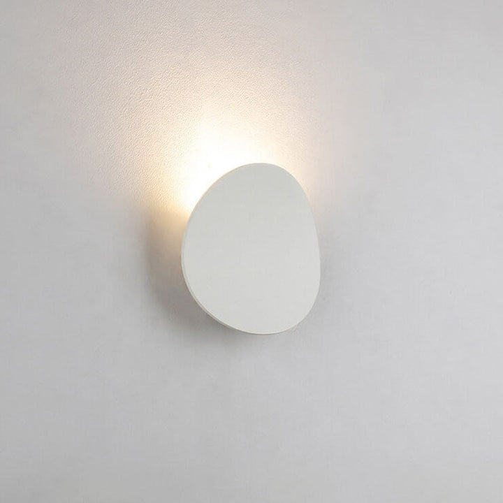 Minimalist Round 1-Light LED Indoor Outdoor Wall Sconce Lamp